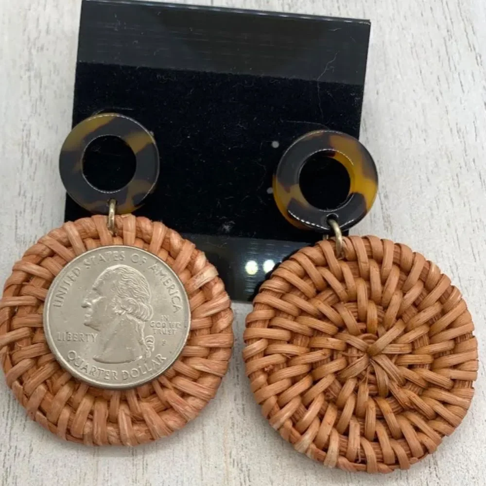 Basketweave Earrings